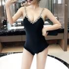 Spaghetti Strap Vine Swimsuit