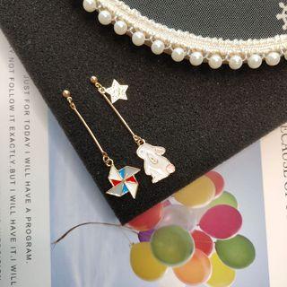 Rabbit Drop Earring 1 Pair - 01 - As Shown In Figure - One Size