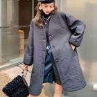 V-neck Plain Coat