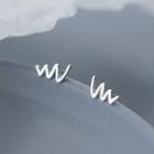 Wave Sterling Silver Earring