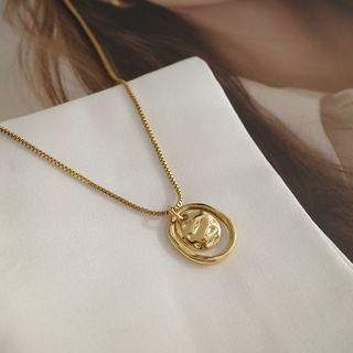 Hoop Necklace Gold - One Size