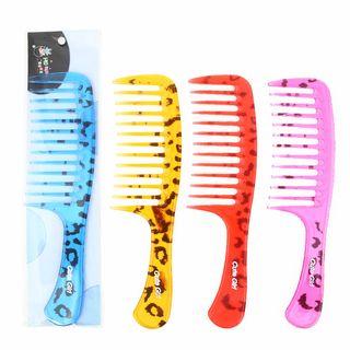 Leopard Print Hair Comb As Shown In Figure - One Size