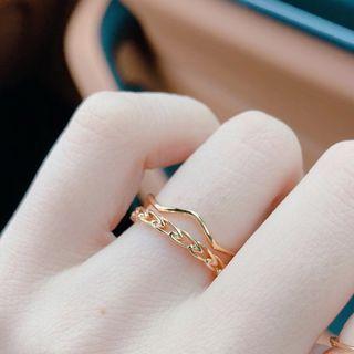 Layered Chain Link Ring