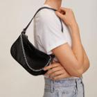 Flap Crossbody Hobo Bag With Chain Strap