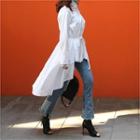 Dip-back A-line Shirt