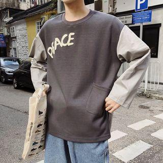 Raglan Letter Sweatshirt