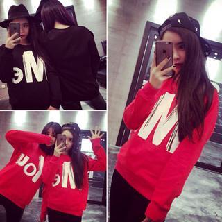 Couple Lettering Pullover