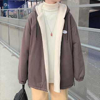 Hooded Fleece Zipped Jacket