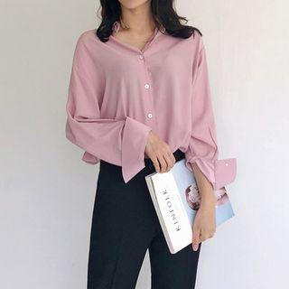 Sleek Dress Shirt In 3 Colors