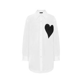 Heart Patched Shirt