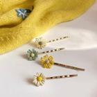Flower Alloy Hair Pin (various Designs)