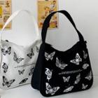 Butterfly Print Tote Bag