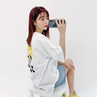 Letter Graphic Print T-shirt