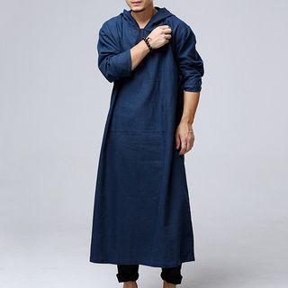 Linen Long Hoodie