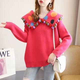 Bobble Collar Sweater