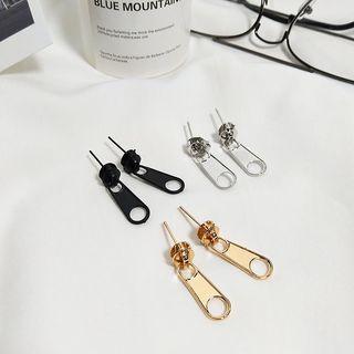 Zipper Drop Earrings