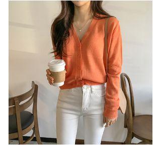 V-neck Lightweight Knit Cardigan
