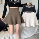High-waist A-line Fish Tail Mini Skirt