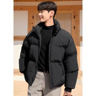 Zip-up Padded Jacket In 8 Colors
