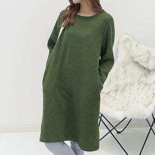 Melange Pullover Dress