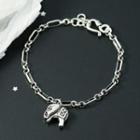 Alloy Elephant Bracelet Silver - One Size