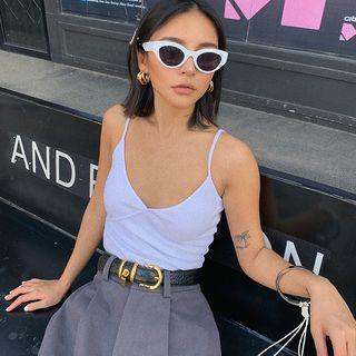 Deep V-neck Camisole Top