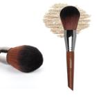 Wooden Blush Brush Brown - One Size