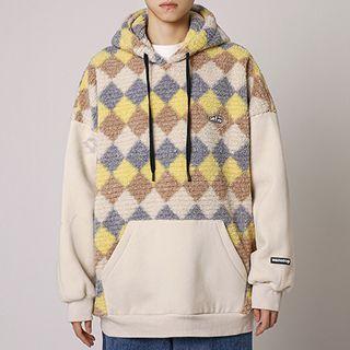 Argyle Fleece Hoodie