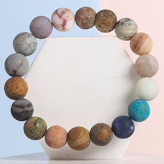 Gemstone Planet Bead Bracelet As Shown In Figure - 10mm
