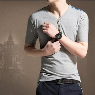 Panel Short-sleeve T-shirt
