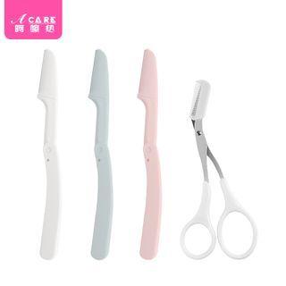 Foldable Eyebrow Razor / Scissors / Set