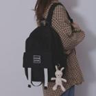 Rabbit Charm Canvas Backpack