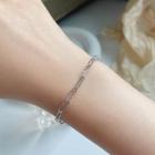 925 Sterling Eyelet Bracelet S111 - Silver - One Size