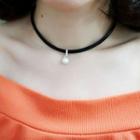 Beaded Choker Black - One Size