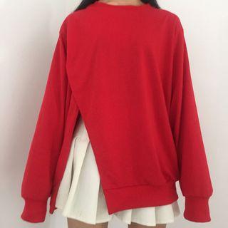 Slit Sweatshirt