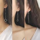 Geometric Threader Earring