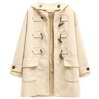 Long Hooded Toggle Coat