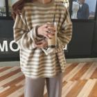 Loose Stripe Pullover Sweater