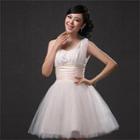 Sleeveless Embellished Mini Prom Dress