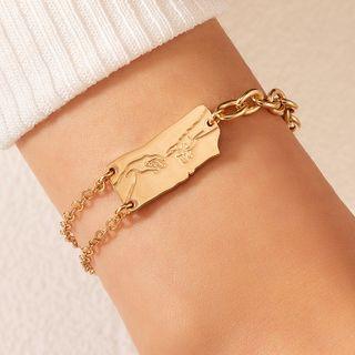 Hand Bracelet 21099 - Gold - One Size