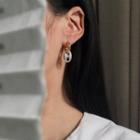 Alloy Dangle Earring 1 Pair - Earrings - Gold & Silver - One Size