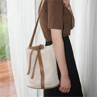 Knit Bucket Bag With Strap