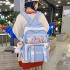 Pvc Panel Applique Backpack / Badge / Bag Charm / Set