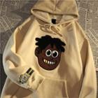 Face Applique Hoodie