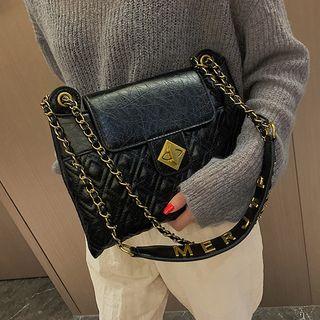 Faux Leather  Shoulder Bag