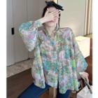 Loose-fit Printed Light Shirt Print - One Size