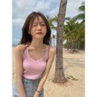 Halter Camisole Top / Short-sleeve T-shirt