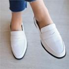 Fold-back Penny Loafers