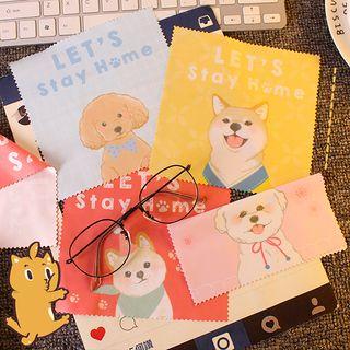 Dog Print Glasses Cloth