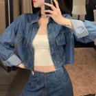 Cropped Denim Jacket / Jeans